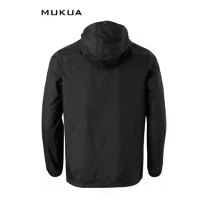 Cortavientos unisex Mukua STOCKTON WZ60U Black, vista trasera