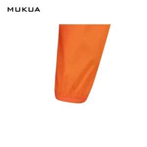 Cortavientos unisex Mukua STOCKTON WZ60U Fluor orange, detalle de puño