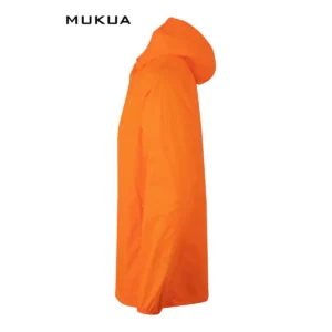 Cortavientos unisex Mukua STOCKTON WZ60U Fluor orange, vista lateral