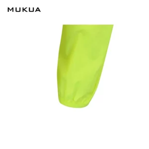 Cortavientos unisex Mukua STOCKTON WZ60U Fluor yellow, detalle de puño