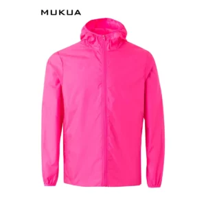 Cortavientos unisex Mukua STOCKTON WZ60U Fluor pink, vista frontal