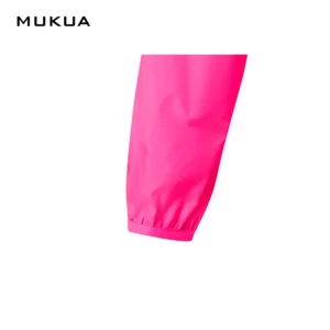 Cortavientos unisex Mukua STOCKTON WZ60U Fluor pink, detalle de puño