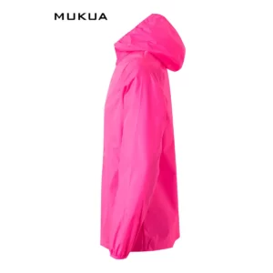 Cortavientos unisex Mukua STOCKTON WZ60U Fluor pink, vista lateral