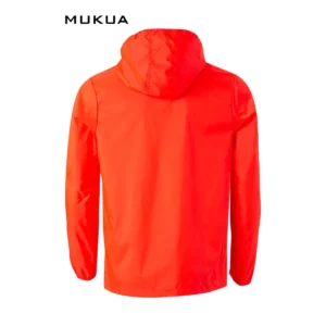 Cortavientos unisex Mukua STOCKTON WZ60U Fluor red, vista trasera