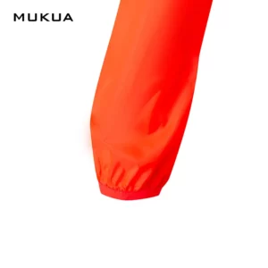 Cortavientos unisex Mukua STOCKTON WZ60U Fluor red, detalle de puño