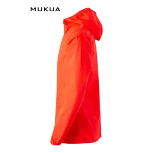 Cortavientos unisex Mukua STOCKTON WZ60U Fluor red, vista lateral
