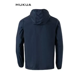 Cortavientos unisex Mukua STOCKTON WZ60U Navy, vista trasera
