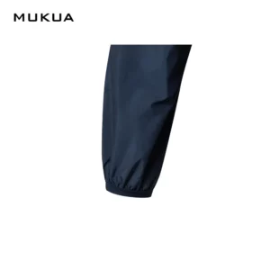 Cortavientos unisex Mukua STOCKTON WZ60U Navy, detalle de puño