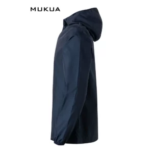Cortavientos unisex Mukua STOCKTON WZ60U Navy, vista lateral
