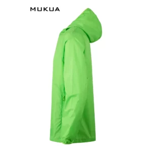 Cortavientos unisex Mukua STOCKTON WZ60U Lime fluor, vista lateral