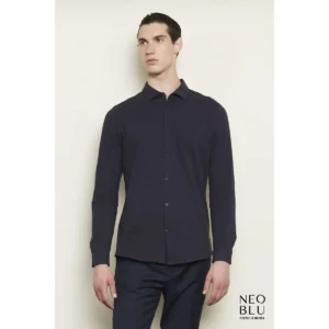 Camisa piqué hombre NEOBLU BASILE MEN 03777, vista con modelo.