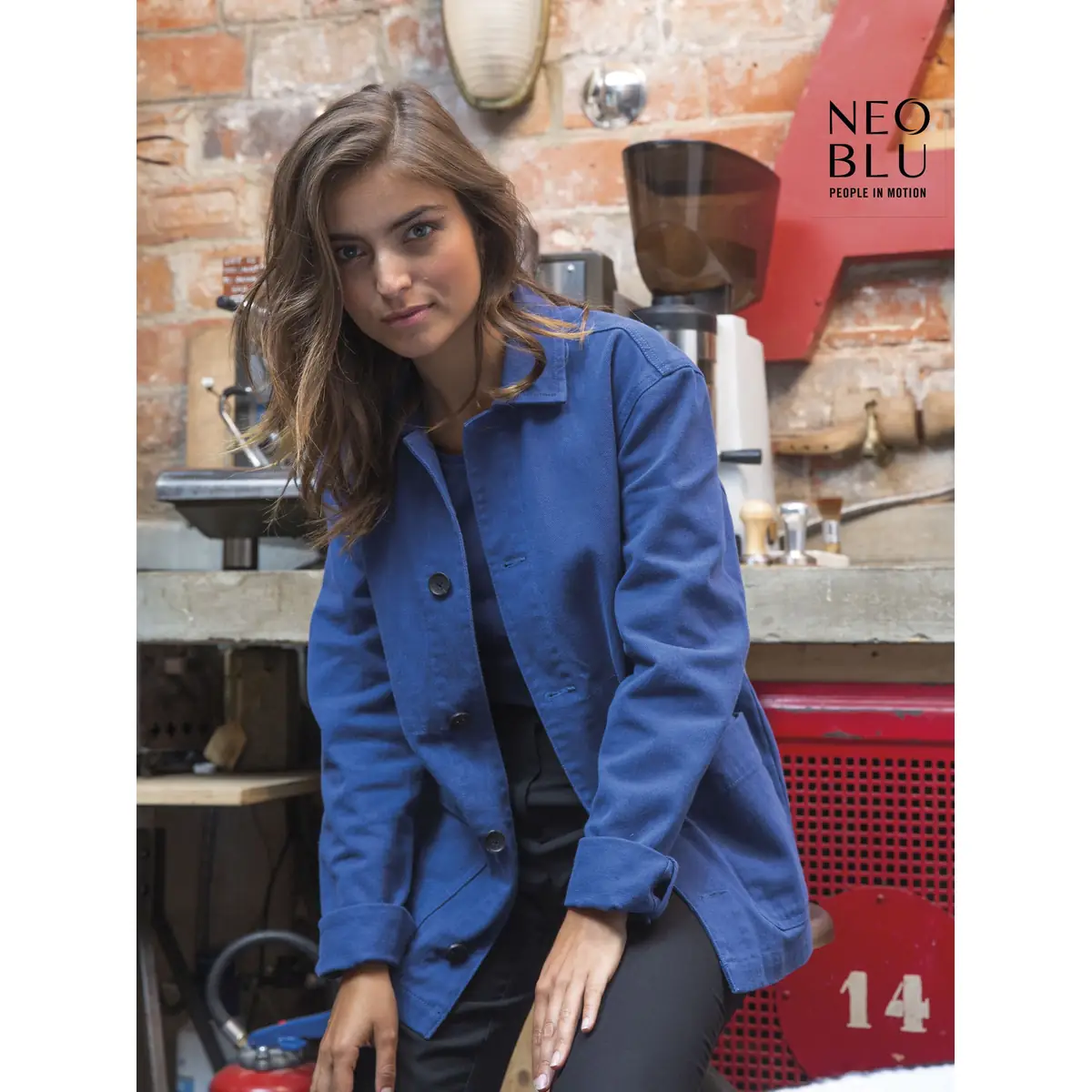 Chaqueta unisex NEOBLU MAEL 03780 2 Chaqueta unisex NEOBLU MAEL 03780, vista con modelo.