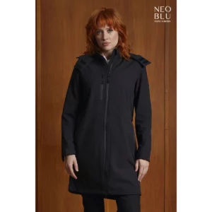 Softshell largo mujer NEOBLU ACHILLE WOMEN 03794, vista frontal con modelo.