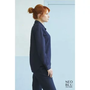 Camisa denim mujer NEOBLU BENNETT WOMEN 04797, vista con modelo.