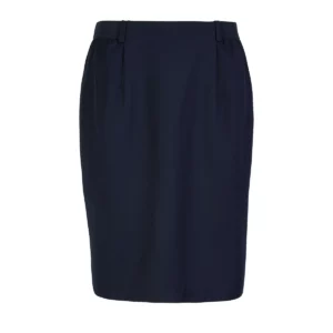 Falda recta NEOBLU CONSTANCE 03168 en Noche, frontal sin persona.