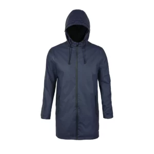 Chaqueta impermeable hombre NEOBLU ANTOINE MEN 03174 en Noche, frontal sin persona.