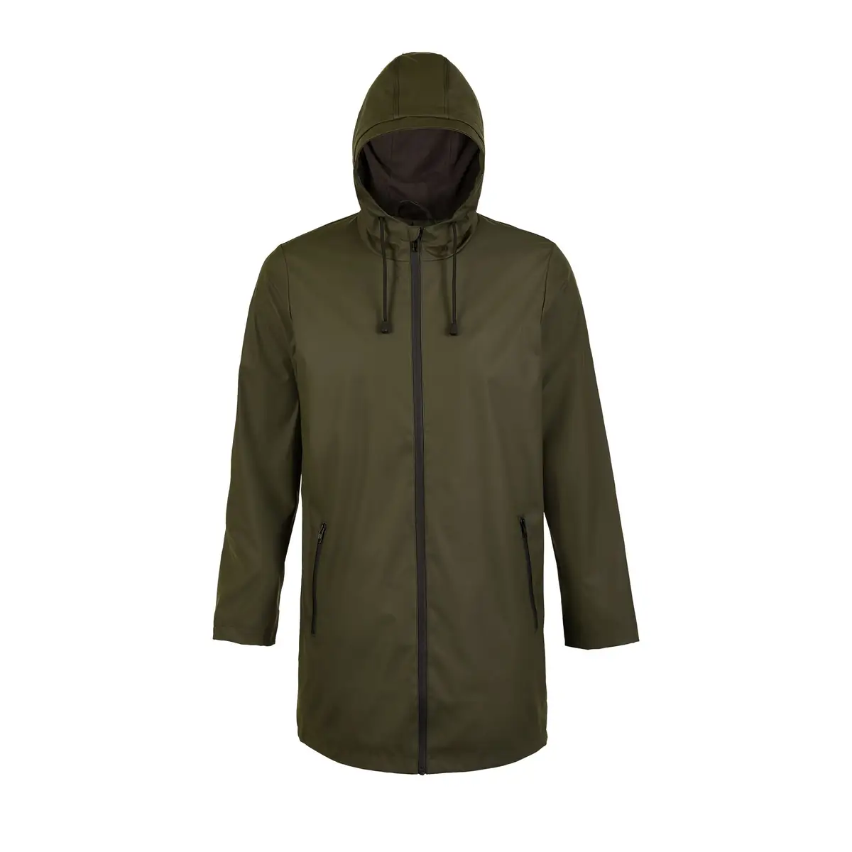 Chaqueta impermeable hombre NEOBLU ANTOINE MEN 03174 4 Chaqueta impermeable hombre NEOBLU ANTOINE MEN 03174 en Caqui intenso, frontal sin persona.