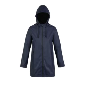 Chaqueta impermeable mujer NEOBLU ANTOINE WOMEN 03175 en Noche, frontal sin persona.