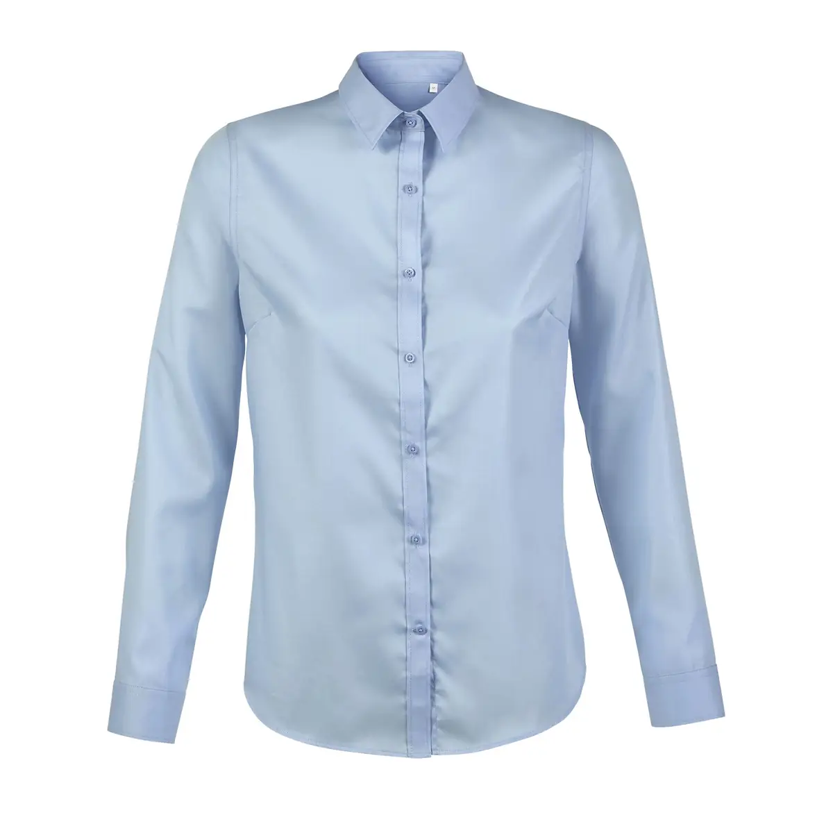 Camisa sin planchado mujer NEOBLU BLAISE WOMEN 03183 3 Camisa sin planchado mujer NEOBLU BLAISE WOMEN 03183 en Azul claro, frontal sin persona.