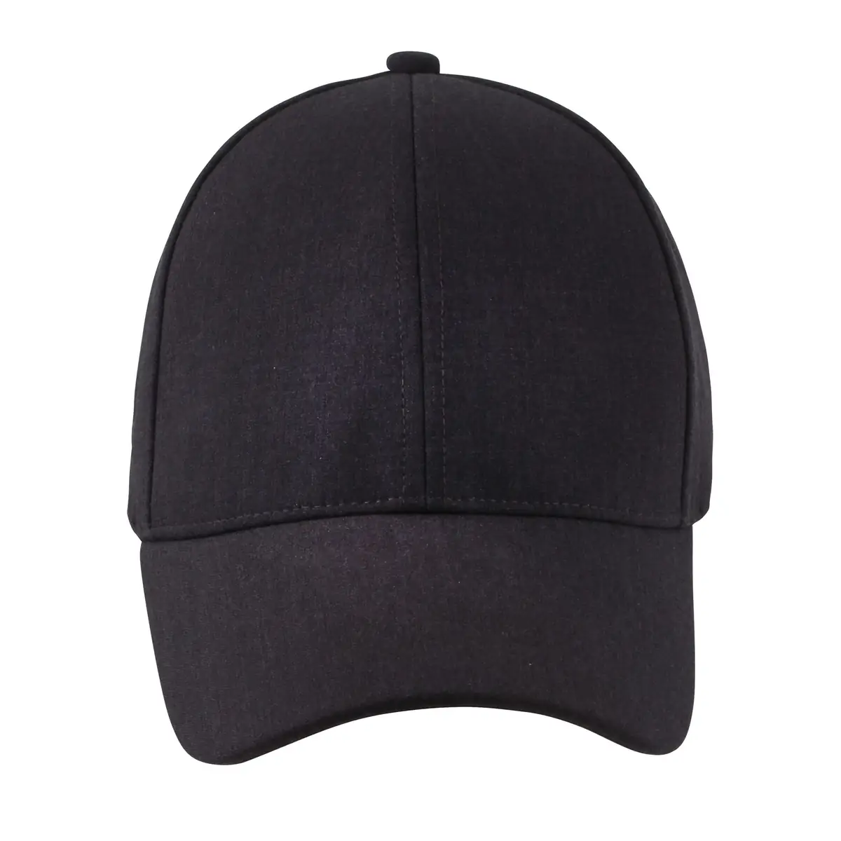Gorra de seis paneles NEOBLU TOM 03204 5 Gorra NEOBLU TOM antracita mezcla, vista frontal sin persona.
