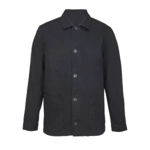 Chaqueta unisex NEOBLU MAEL 03780 en Negro profundo, frontal sin persona.