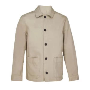 Chaqueta unisex NEOBLU MAEL 03780 en Marrón claro, frontal sin persona.