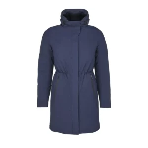 Parka acolchada mujer NEOBLU ALFI WOMEN 04005 en Noche, frontal sin persona.