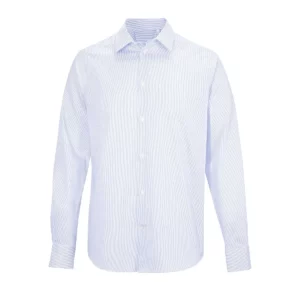 Camisa rayas mujer NEOBLU BAPTISTE WOMEN 04339 en Raya azul, frontal sin persona.