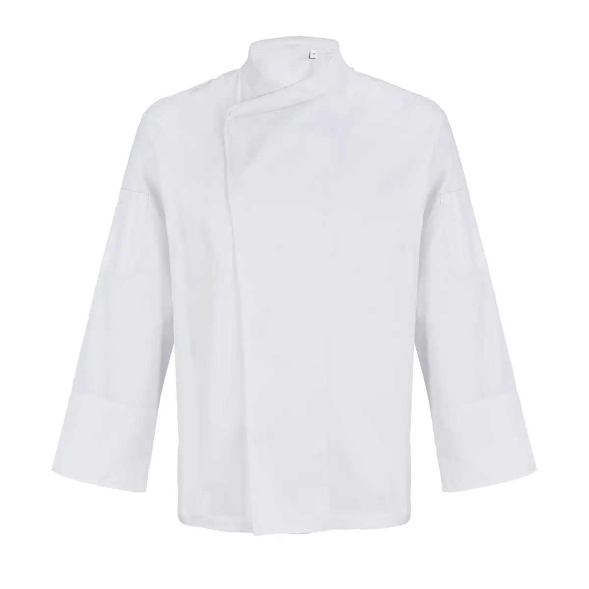 Chaquetilla cocina hombre NEOBLU EUGENE 04458 4 Chaquetilla cocina hombre NEOBLU EUGENE 04458 en Blanco óptico, frontal sin persona.