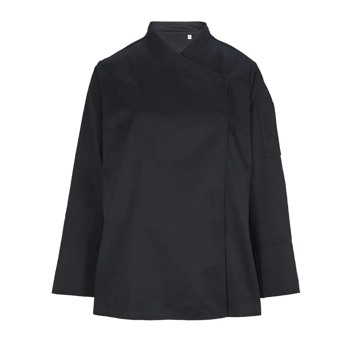 Chaquetilla cocina mujer NEOBLU EUGENIE 04459 3 Chaquetilla cocina mujer NEOBLU EUGENIE 04459 en Negro profundo, frontal sin persona.