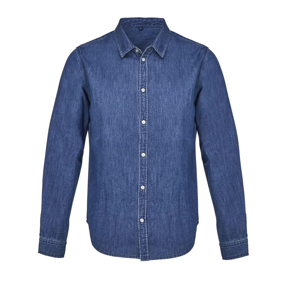 Camisa denim hombre NEOBLU BENNETT MEN 04796 3 Camisa denim hombre NEOBLU BENNETT MEN 04796 en Lavado a la piedra, frontal sin persona.