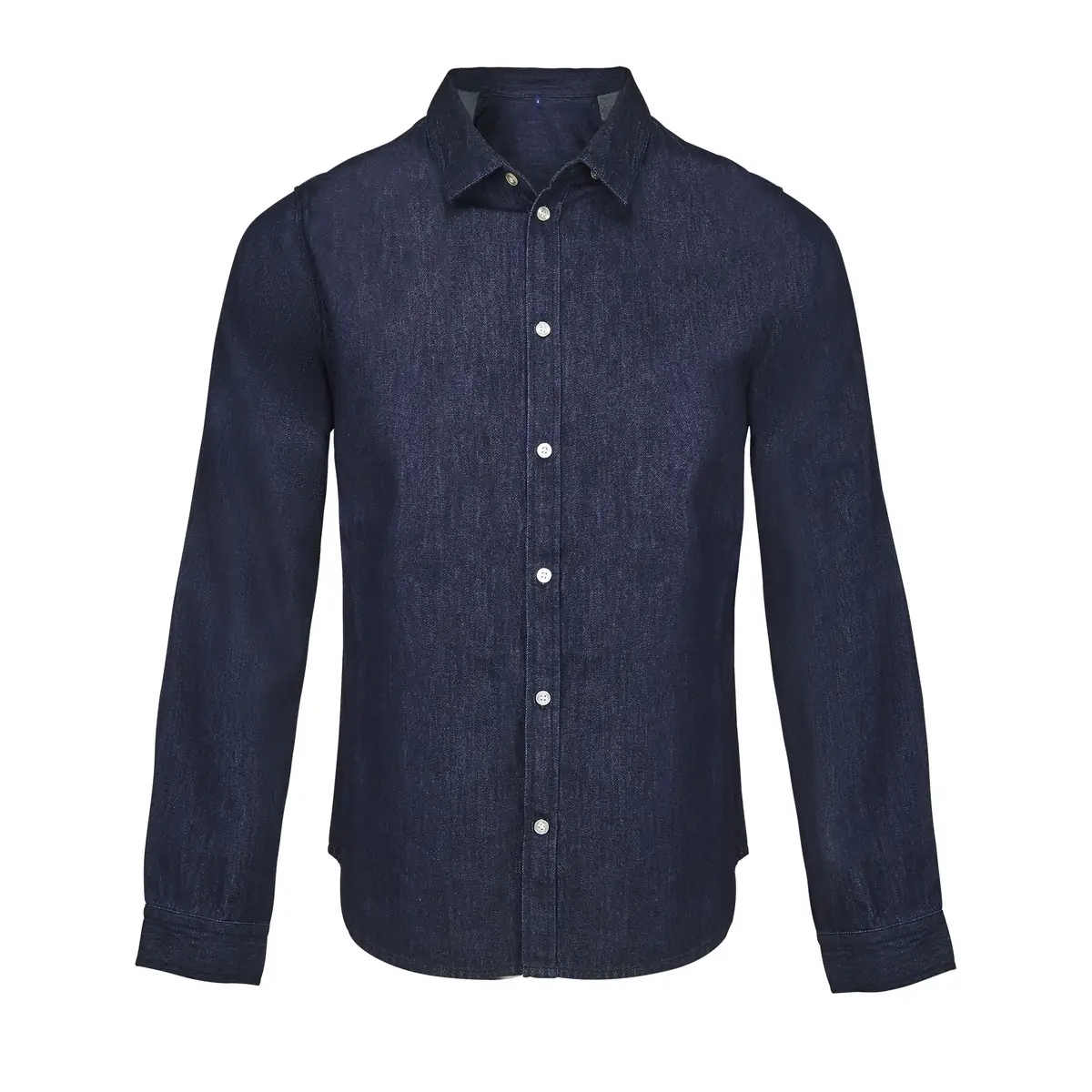 Camisa denim hombre NEOBLU BENNETT MEN 04796 4 Camisa denim hombre NEOBLU BENNETT MEN 04796 en Brut denim, frontal sin persona.