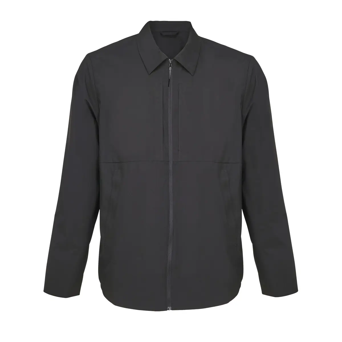 Cazadora unisex NEOBLU ANTON 04800 3 Cazadora unisex NEOBLU ANTON 04800 en Negro profundo, frontal sin persona.