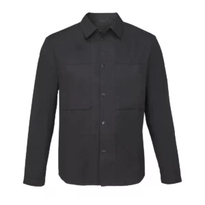 Sobrecamisa unisex NEOBLU MADDEN 04802 en Negro profundo, frontal sin persona.