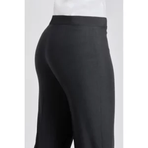 Pantalón de mujer práctica Norvil 1352 en marengo, vista trasera, sobre modelo.