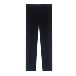 Pantalón de hombre classic fit Norvil 54 en negro, vista frontal.