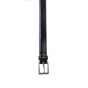 Cinturón de mujer piel Norvil CINTW en negro, vista frontal.