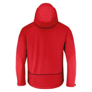Chaqueta hombre PRINTER ESSENTIALS SKELETON 2261035, Rojo, vista posterior