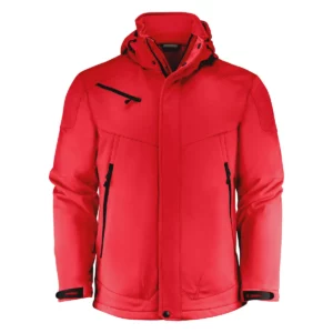 Chaqueta hombre PRINTER ESSENTIALS SKELETON 2261035, Rojo, vista frontal