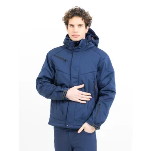 Chaqueta hombre PRINTER ESSENTIALS SKELETON 2261035, con modelo, vista frontal
