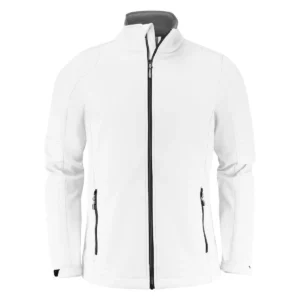 Chaqueta hombre PRINTER ESSENTIALS TRIAL SOFTSHELL 2261044, Blanco, vista frontal