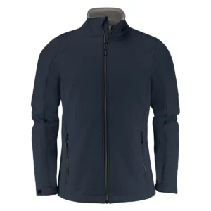 Chaqueta hombre PRINTER ESSENTIALS TRIAL SOFTSHELL 2261044, Marino oscuro, vista frontal