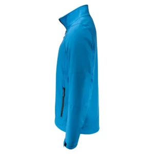 Chaqueta hombre PRINTER ESSENTIALS TRIAL SOFTSHELL 2261044, Azul, lateral izquierdo