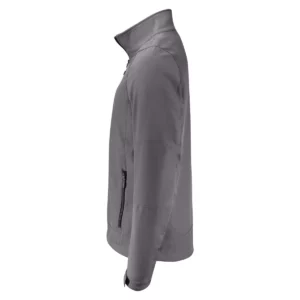 Chaqueta hombre PRINTER ESSENTIALS TRIAL SOFTSHELL 2261044, Gris, lateral izquierdo