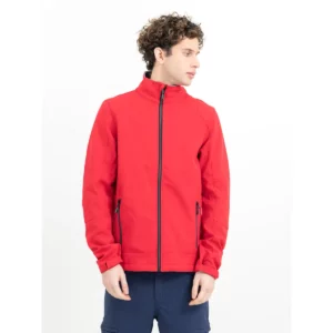 Chaqueta hombre PRINTER ESSENTIALS TRIAL SOFTSHELL 2261044, con modelo, vista frontal