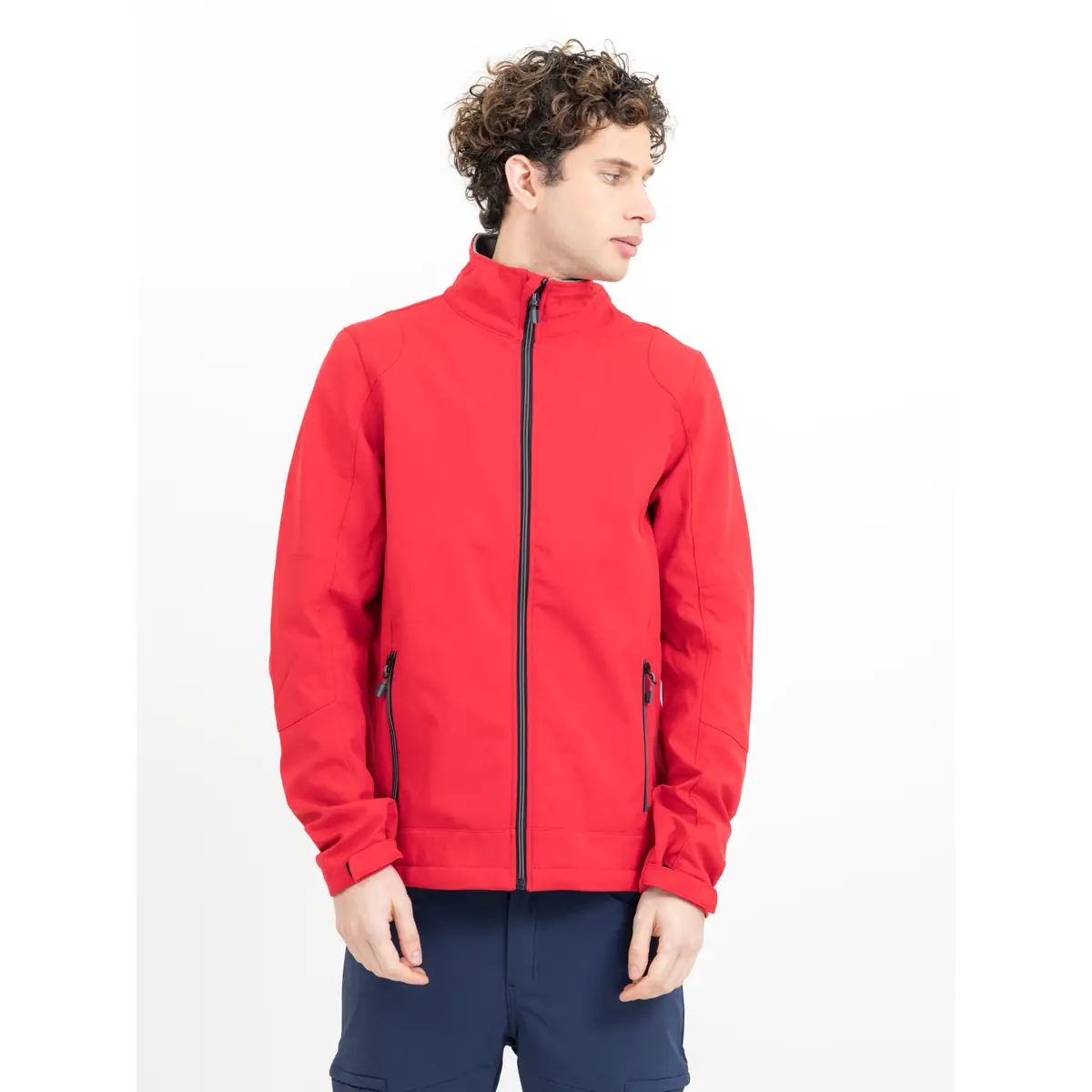 Chaqueta hombre PRINTER ESSENTIALS TRIAL SOFTSHELL 2261044 35 Chaqueta hombre PRINTER ESSENTIALS TRIAL SOFTSHELL 2261044, con modelo, vista frontal