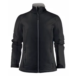 Chaqueta PRINTER ESSENTIALS TRIAL LADY SOFTSHELL 2261045, Negro, vista frontal
