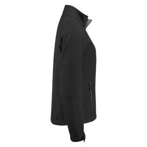 Chaqueta PRINTER ESSENTIALS TRIAL LADY SOFTSHELL 2261045, Negro, lateral derecho