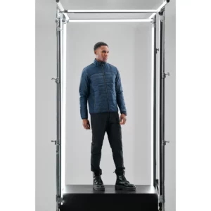 Chaqueta de hombre PRINTER ESSENTIALS EXPEDITION 2261057, vista posterior con modelo