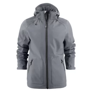 Chaqueta hombre PRINTER ESSENTIALS KARTING 2261061, Gris acero, vista frontal